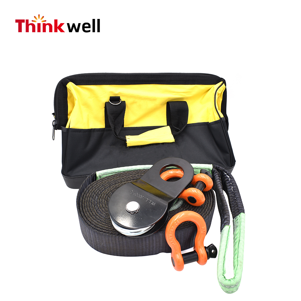 Kit de engrenagem de recuperação de ferramentas de emergência 4X4